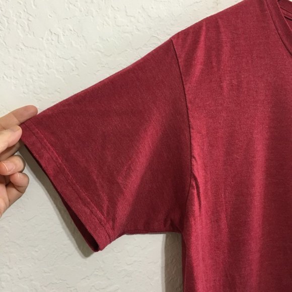 RIPNDIP Red Pocket T Shirt w/White Cat in Pocket Crew Neck Short Sleeves Size M - Picture 4 of 13